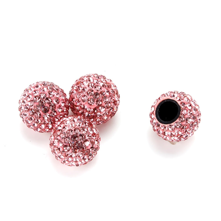 4 PCS Gas Cap Mouthpiece Cover Gas Cap Tire Cap Car Tire Valve Caps(Pink) - Tire Valve Caps by PMC TechLife | Online Shopping South Africa | PMC TechLife | Buy Now Pay Later Mobicred