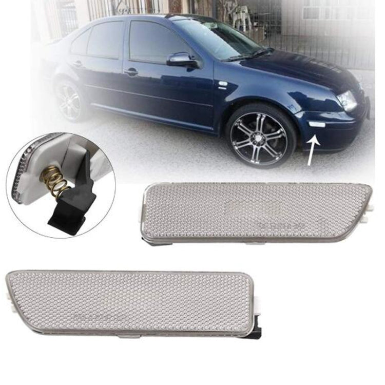 2 PCS Front Bumper Clearance Lights Housing without Bulb Replacement 1JM945071 / 1JM945072 for VW Golf / Jetta 1999-2005(Grey) - Lamp Decoration by PMC TechLife | Online Shopping South Africa | PMC TechLife | Buy Now Pay Later Mobicred