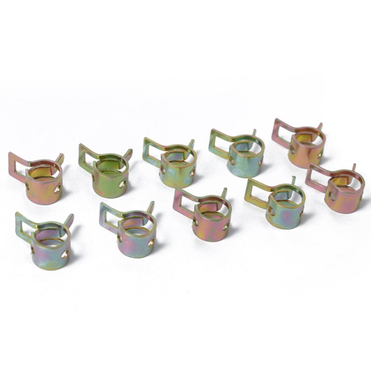 10 PCS 20mm Car Spring Clip Fuel Line Hose Clip Water Pipe Air Tube Clamp Fastener - Booster Cable & Clip by PMC TechLife | Online Shopping South Africa | PMC TechLife | Buy Now Pay Later Mobicred