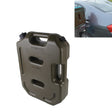 Gasoline Fuel Tanks Plastic 2.6 Gallon 10 Litres Auto Shut Off Fuel Cans Oil Container Emergency Backup(Army Green) - oil tank tubes & oil pumps by PMC TechLife | Online Shopping South Africa | PMC TechLife | Buy Now Pay Later Mobicred