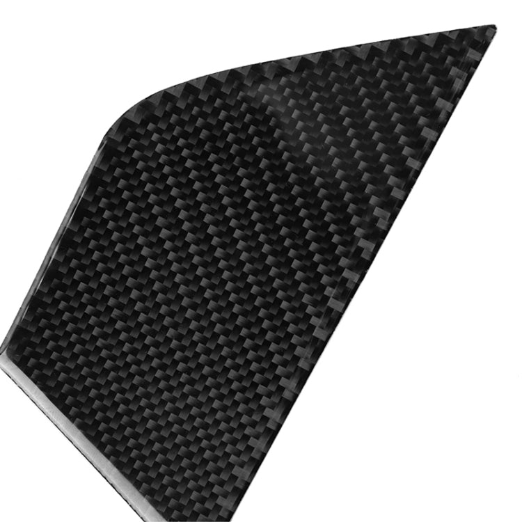 2 PCS German Flag Car Carbon Fiber Left Drive Seat Adjustment Panel Decorative Sticker for Mercedes-Benz W204 2007-2013 - Car Interior Mouldings by PMC Jewellery | Online Shopping South Africa | PMC Jewellery | Buy Now Pay Later Mobicred