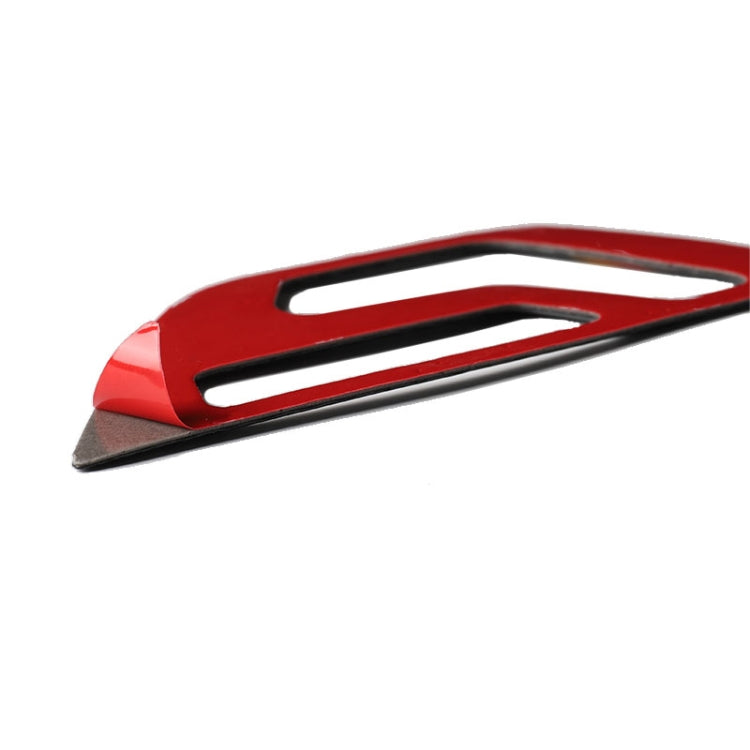 2 PCS German Flag Car Carbon Fiber Seat Adjustment Panel Decorative Sticker for Mercedes-Benz W204 2007-2013 - Car Interior Mouldings by PMC Jewellery | Online Shopping South Africa | PMC Jewellery | Buy Now Pay Later Mobicred