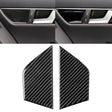 2 PCS Car Carbon Fiber Seat Adjustment Panel Decorative Sticker for Mercedes-Benz W204 2007-2013 - Car Interior Mouldings by PMC Jewellery | Online Shopping South Africa | PMC Jewellery | Buy Now Pay Later Mobicred