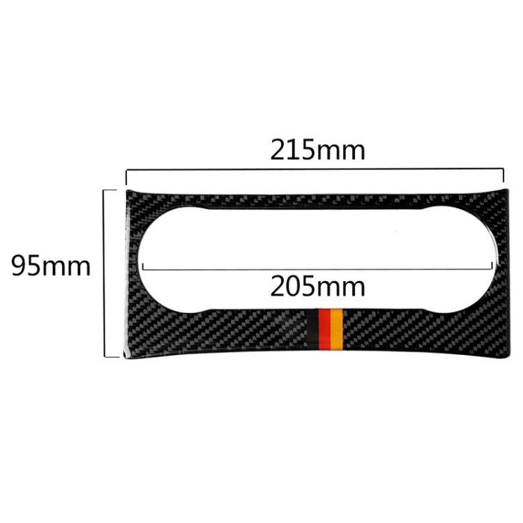Car German Flag Carbon Fiber Air Conditioning Knob Control Panel Decorative Sticker for Mercedes-Benz W204 C Class 2011-2013 - Car Interior Mouldings by PMC Jewellery | Online Shopping South Africa | PMC Jewellery | Buy Now Pay Later Mobicred