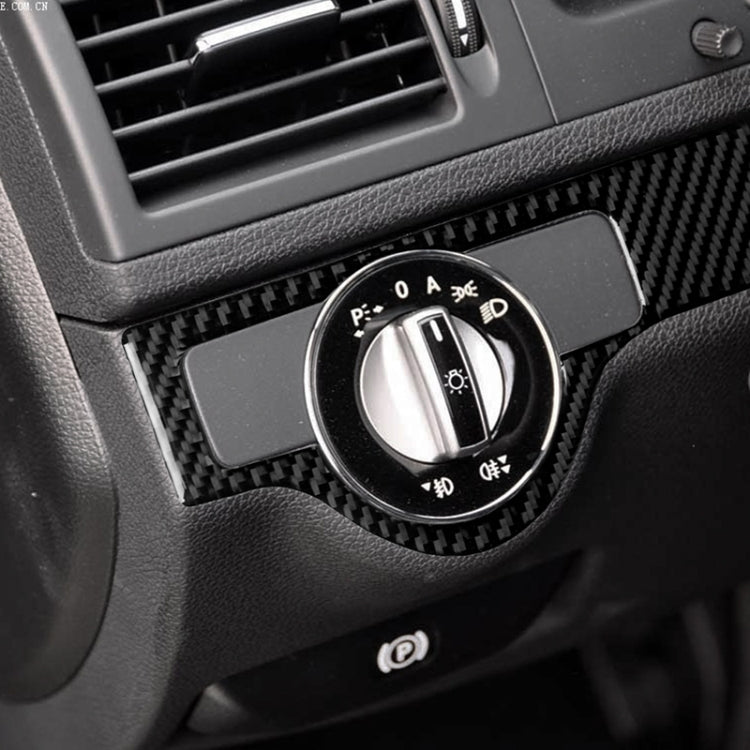 3 PCS Car Carbon Fiber Headlights Frame Decorative Sticker for Mercedes-Benz W204 C Class 2007-2010, Left Drive - Car Interior Mouldings by PMC TechLife | Online Shopping South Africa | PMC TechLife | Buy Now Pay Later Mobicred