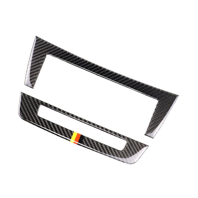 Car German Flag Carbon Fiber Central Control CD Panel Decorative Sticker for Mercedes-Benz W204 2011-2013 7-buttons - Car Interior Mouldings by PMC TechLife | Online Shopping South Africa | PMC TechLife | Buy Now Pay Later Mobicred
