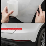 Universal Car Door Invisible Anti-collision Strip Protection Guards Trims Stickers Tape, Size: 10cm x 10m