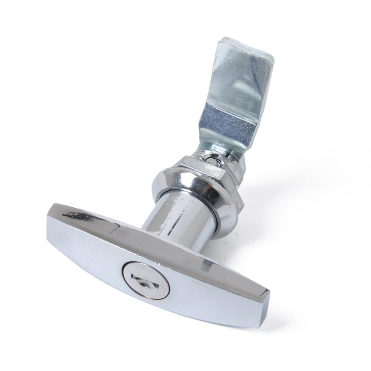 2 PCS Silver T Shape Handle Paddle Entry Door Latch & Keys Tool Box Lock for Trailer / Yacht / Truck - Locks & Hasps by PMC TechLife | Online Shopping South Africa | PMC TechLife | Buy Now Pay Later Mobicred