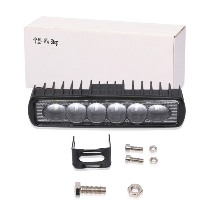 6 inch 18W 6000K IP68 8D Car Boat Marine Work Lights Spotlight LED Bulbs, DC 10-30V (White Light) - Work Lights by PMC TechLife | Online Shopping South Africa | PMC TechLife | Buy Now Pay Later Mobicred