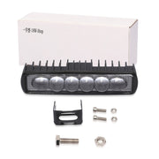 6 inch 18W 6000K IP68 8D Car Boat Marine Work Lights Spotlight LED Bulbs, DC 10-30V (White Light)