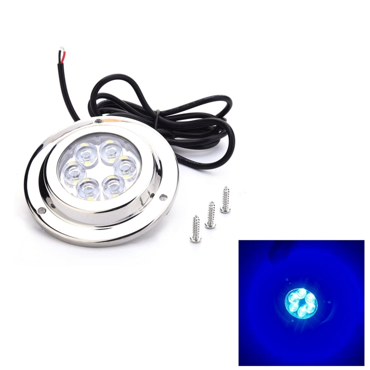 DC 10-30V 12W IP68 316 Stainless 6 LEDs Blue Light Underwater Light Boat High Power Bright for Marine / Yacht - Marine Accessories & Parts by PMC TechLife | Online Shopping South Africa | PMC TechLife | Buy Now Pay Later Mobicred