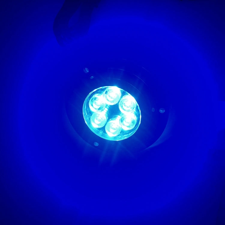DC 10-30V 12W IP68 316 Stainless 6 LEDs Blue Light Underwater Light Boat High Power Bright for Marine / Yacht - Marine Accessories & Parts by PMC TechLife | Online Shopping South Africa | PMC TechLife | Buy Now Pay Later Mobicred