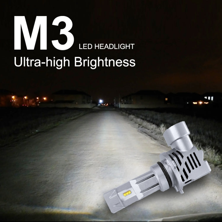 2 PCS M3 9006 / HB4 DC9-32V / 17W / 6500K / 2000LM IP68 Car LED Headlight Lamps(Cool White) - LED Headlamps by PMC TechLife | Online Shopping South Africa | PMC TechLife | Buy Now Pay Later Mobicred