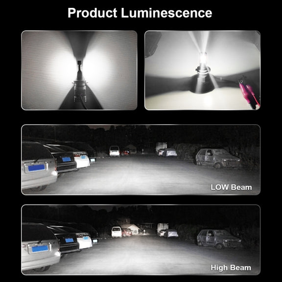2 PCS M3 H7 DC9-32V / 17W / 6500K / 2000LM IP68 Car LED Headlight Lamps(Cool White)