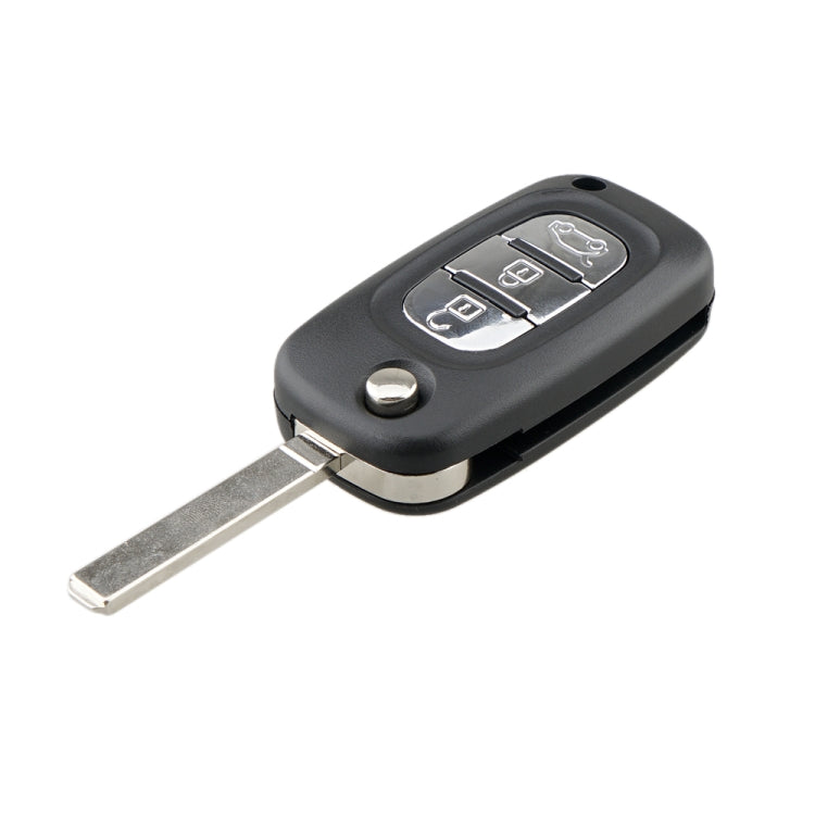 For RENAULT Clio / Megane / Kangoo / Modus Car Keys Replacement 3 Buttons Car Key Case with Foldable Key Blade - Car Key Cases by PMC TechLife | Online Shopping South Africa | PMC TechLife | Buy Now Pay Later Mobicred