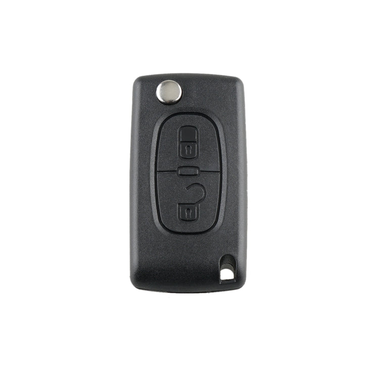 For PEUGEOT 2 Buttons Intelligent Remote Control Car Key with Integrated Chip & Battery & Holder, without Grooved, Frequency: 433MHz - Remote Car Key by PMC TechLife | Online Shopping South Africa | PMC TechLife | Buy Now Pay Later Mobicred