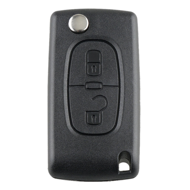 For PEUGEOT 2 Buttons Intelligent Remote Control Car Key with PCF7961 Integrated Chip & Battery & Holder & Slotted Key Blade & ASK Signal, Frequency: 433MHz - Remote Car Key by PMC TechLife | Online Shopping South Africa | PMC TechLife | Buy Now Pay Later Mobicred