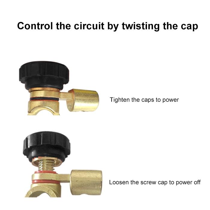 Car Battery Selector Isolator Disconnect Rotary Switch Cut (Black) - Car Switches by PMC TechLife | Online Shopping South Africa | PMC TechLife | Buy Now Pay Later Mobicred