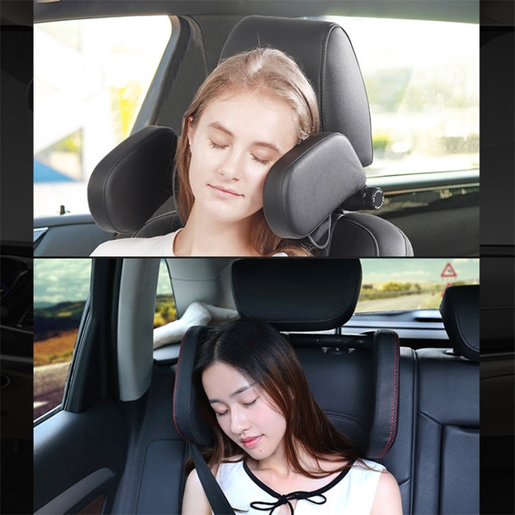 Car Seat Headrest Car Neck Pillow Sleep Side Headrest for Children and Adults (Black Red) - Seat Accessories by PMC TechLife | Online Shopping South Africa | PMC TechLife | Buy Now Pay Later Mobicred