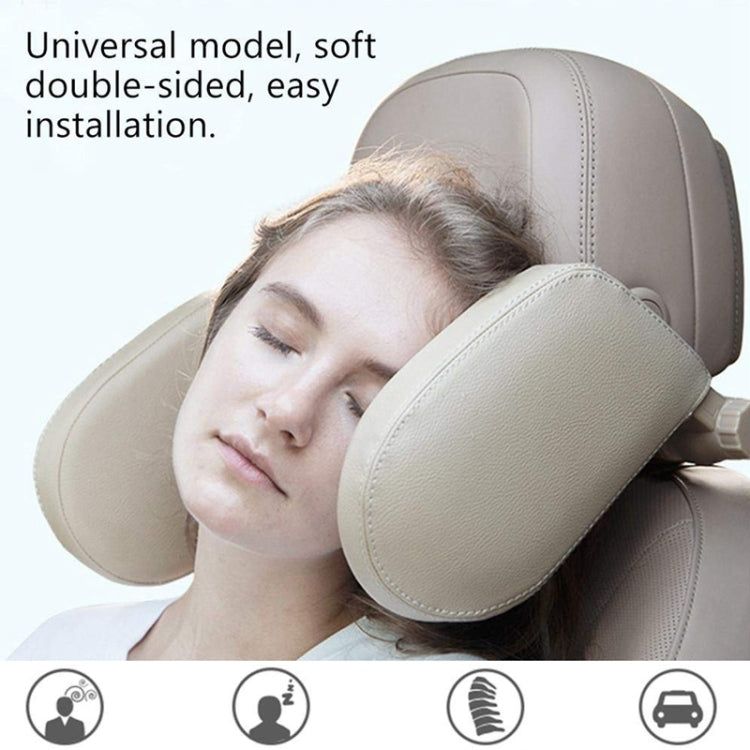 Car Seat Headrest Car Neck Pillow Sleep Side Headrest for Children and Adults (Brown) - Seat Accessories by PMC TechLife | Online Shopping South Africa | PMC TechLife | Buy Now Pay Later Mobicred