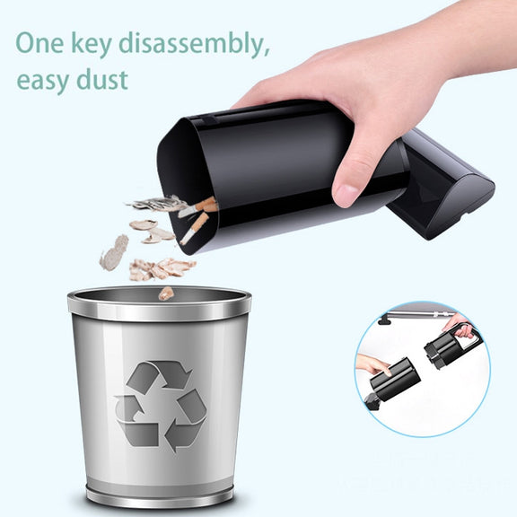 Car Portable Wireless 120W Handheld Powerful Vacuum Cleaner (Black)