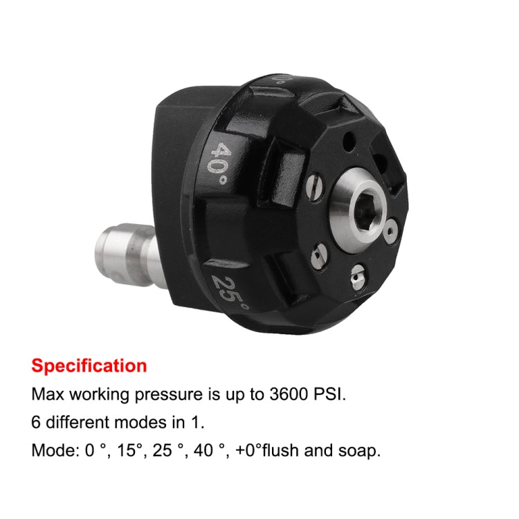 Multifunctional 6-in-1 Multi-hole Nozzle High-pressure Cleaner Car Washing Nozzle - Car Washer & Accessories by PMC TechLife | Online Shopping South Africa | PMC TechLife | Buy Now Pay Later Mobicred