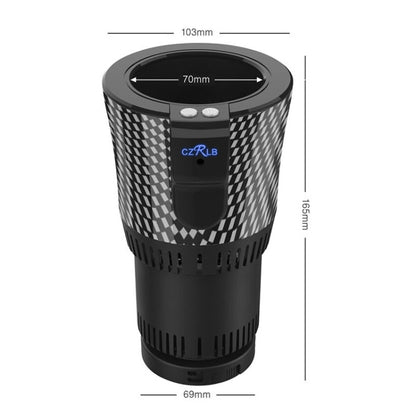 Portable 12V Car Smart Dual-purpose Heating Cooling Cup Holder (Black) - free shipping - PMC Jewellery - Order now!