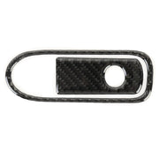 Car Carbon Fiber Front Passenger Seat Armrest Box Switch Decorative Sticker for Volkswagen Touareg 2011-2018