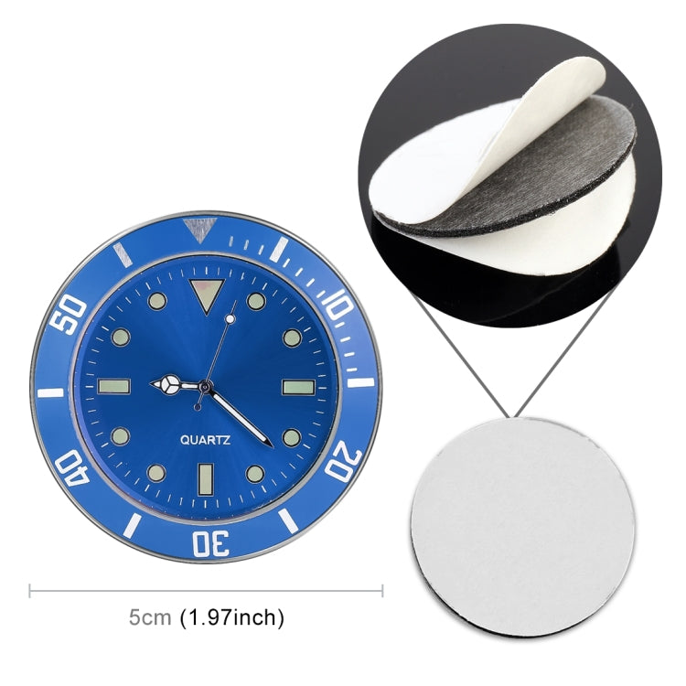Car Paste Clock Car Luminous Watch(Blue) - Clocks & Car Meters by PMC TechLife | Online Shopping South Africa | PMC TechLife | Buy Now Pay Later Mobicred