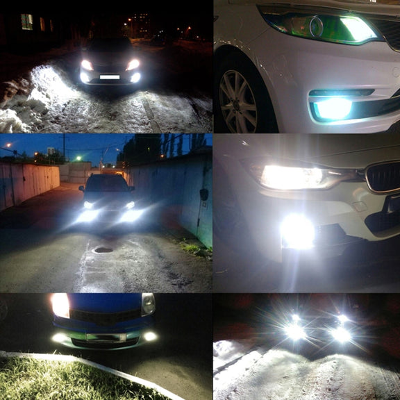 2 PCS H7 DC12V-24V / 12W / 3000K / 800LM 12LEDs SMD-3030 Car LED Fog Light (White Light)