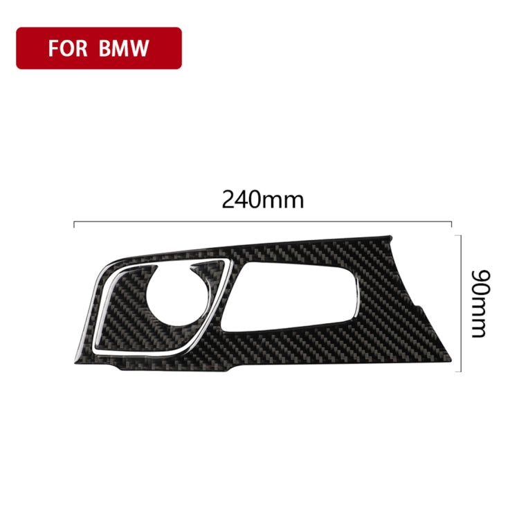 2 in 1 Car Carbon Fiber Gear Position Panel Decorative Sticker for BMW 5 Series G38 528Li / 530Li / 540Li 2018, Left Drive - Car Interior Mouldings by PMC TechLife | Online Shopping South Africa | PMC TechLife | Buy Now Pay Later Mobicred