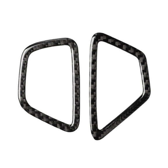 Car Carbon Fiber Instrument Air Vent Frame Decorative Sticker for BMW 5 Series G38 528Li / 530Li / 540Li 2018, Left Drive