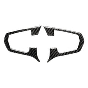 Car Carbon Fiber Steering Wheel Button Configuration A Decorative Sticker for BMW 5 Series G30/G38 X3 G01/G08
