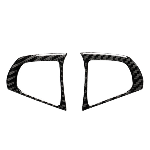 Car Carbon Fiber Steering Wheel Button Configuration B Decorative Sticker for BMW 5 Series G30/G38 X3 G01/G08