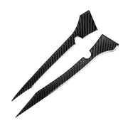 2 PCS Car Carbon Fiber Rearview Mirror Bumper Strip Decorative Sticker for BMW G30 (2018-2019) / G11 (2016-2019), Right Drive with Camera