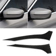 2 PCS Car Carbon Fiber Rearview Mirror Bumper Strip Decorative Sticker for BMW G30 (2018-2019) / G11 (2016-2019), Left Drive without Lens - Anti Collision Sticker by PMC TechLife | Online Shopping South Africa | PMC TechLife | Buy Now Pay Later Mobicred