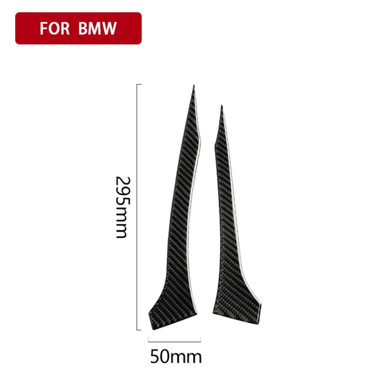 2 PCS Car Carbon Fiber Rearview Mirror Bumper Strip Decorative Sticker for BMW G30 (2018-2019) / G11 (2016-2019), Left Drive without Lens - Anti Collision Sticker by PMC TechLife | Online Shopping South Africa | PMC TechLife | Buy Now Pay Later Mobicred