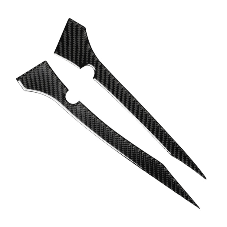 2 PCS Car Carbon Fiber Rearview Mirror Bumper Strip Decorative Sticker for BMW G30 (2018-2019) / G11 (2016-2019), Left Drive with Camera - Anti Collision Sticker by PMC TechLife | Online Shopping South Africa | PMC TechLife | Buy Now Pay Later Mobicred