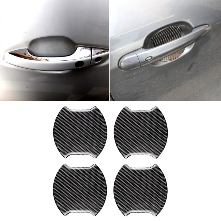 4 PCS Car-Styling Carbon Fiber Door Outer Handle Scratches Resistant Stickerfor Toyota Camry - Decorative Sticker by PMC TechLife | Online Shopping South Africa | PMC TechLife | Buy Now Pay Later Mobicred