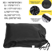 210D Oxford Cloth Water-resistant Sunscreen Scooter Tractor Car Cover, Size: XS
