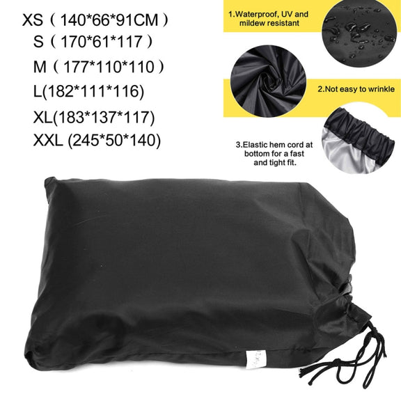 210D Oxford Cloth Water-resistant Sunscreen Scooter Tractor Car Cover, Size: XS