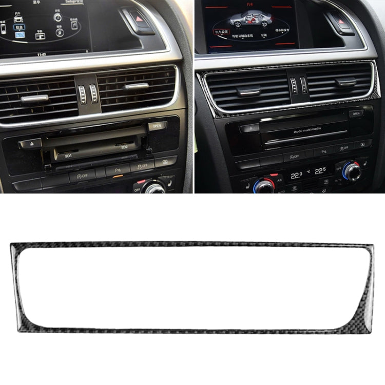 Car Carbon Fiber Air Conditioning Air Outlet Frame Decorative Sticker for Audi A4 B8 2009-2016 / A5 2008-2017 / Q5 2009-2017​, Left Drive - Car Interior Mouldings by PMC Jewellery | Online Shopping South Africa | PMC Jewellery | Buy Now Pay Later Mobicred
