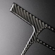 Car Carbon Fiber Gear Position Panel Decorative Sticker for Audi 2010-2018 Q5 / 2009-2016 A4L / 2009-2016 A5, Left Drive