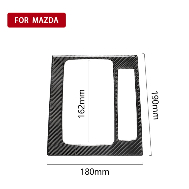 Car Carbon Fiber Right Drive Gear Frame B Decorative Sticker for Mazda Axela 2017-2018 - Car Interior Mouldings by PMC TechLife | Online Shopping South Africa | PMC TechLife | Buy Now Pay Later Mobicred