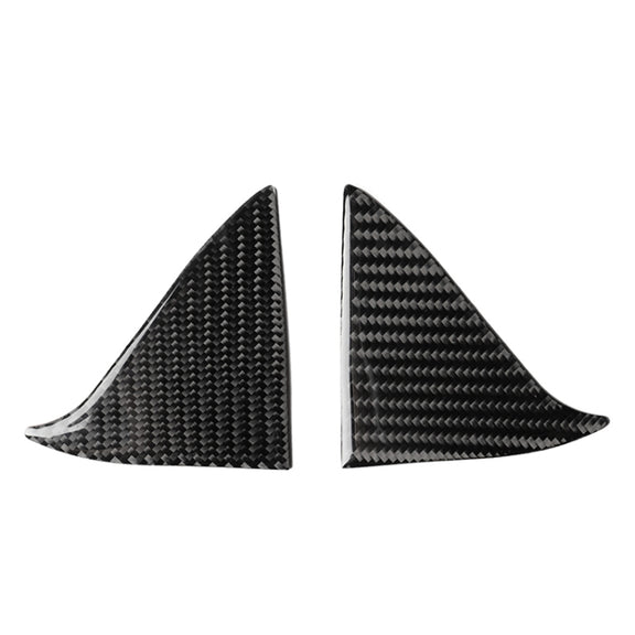 Car Carbon Fiber Front Inner Door A Triangle Decorative Sticker for Mazda Axela 2017-2018