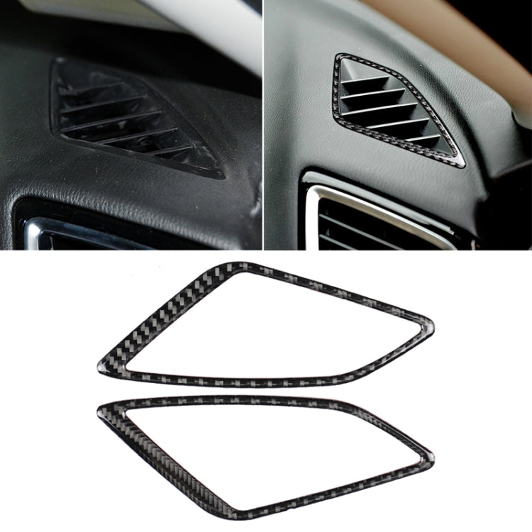 Car Carbon Fiber Instrument Air Outlet Decorative Sticker for Mazda Axela 2014 / 2017-2018 - Car Interior Mouldings by PMC Jewellery | Online Shopping South Africa | PMC Jewellery | Buy Now Pay Later Mobicred