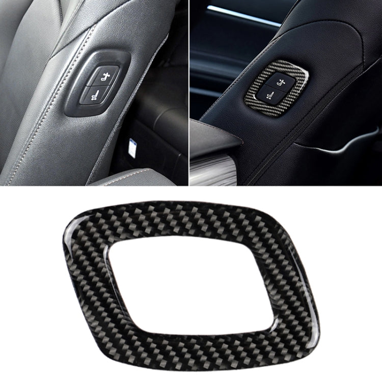 Car Carbon Fiber Seat Adjustment Decorative Sticker for Toyota Eighth Generation Camry 2018-2019, Left Drive - Car Interior Mouldings by PMC TechLife | Online Shopping South Africa | PMC TechLife | Buy Now Pay Later Mobicred