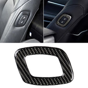 Car Carbon Fiber Seat Adjustment Decorative Sticker for Toyota Eighth Generation Camry 2018-2019, Left Drive