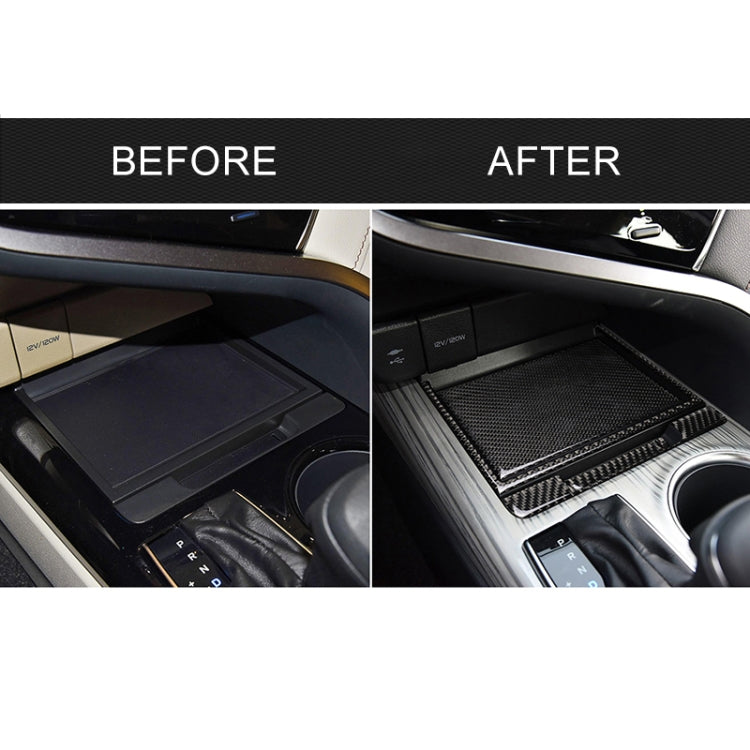 4 in 1 Car Carbon Fiber Storage Box Decorative Sticker for Toyota Eighth Generation Camry 2018-2019 - Car Interior Mouldings by PMC TechLife | Online Shopping South Africa | PMC TechLife | Buy Now Pay Later Mobicred