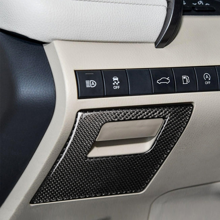 Car Carbon Fiber Main Driving Storage Box Decorative Sticker for Toyota Eighth Generation Camry 2018-2019, Left Drive - Car Interior Mouldings by PMC TechLife | Online Shopping South Africa | PMC TechLife | Buy Now Pay Later Mobicred